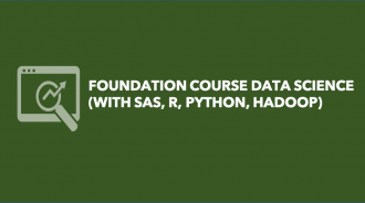 Foundation Course on Data Science using SAS, R & Python ( Upto 50% Discount)
